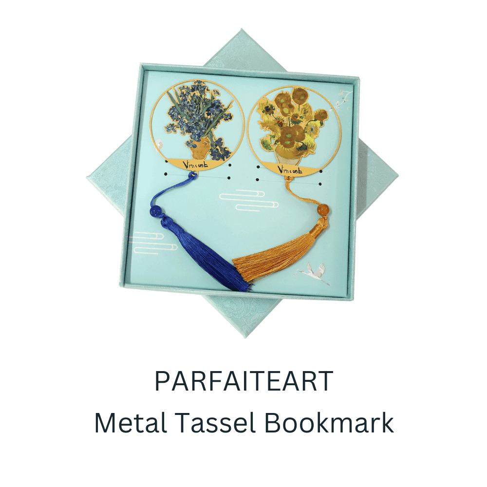 Handcrafted Metal Bookmark - Exquisite Painting-Inspired Bookmark for Unique Gifts and Christmas Presents