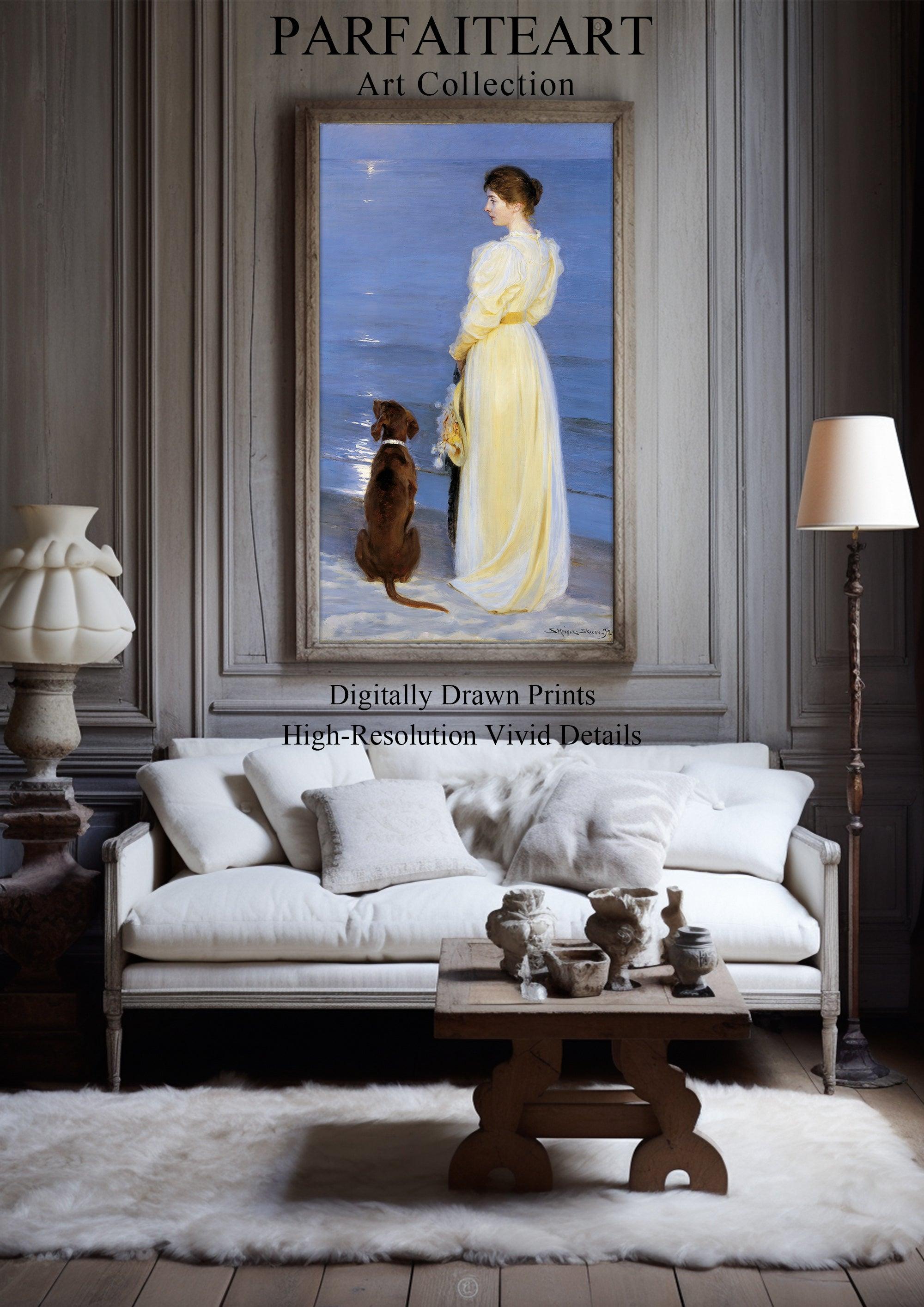 Romanticism,Wall Art,Canvas Print,Framed RC 11 - ParfaiteArt