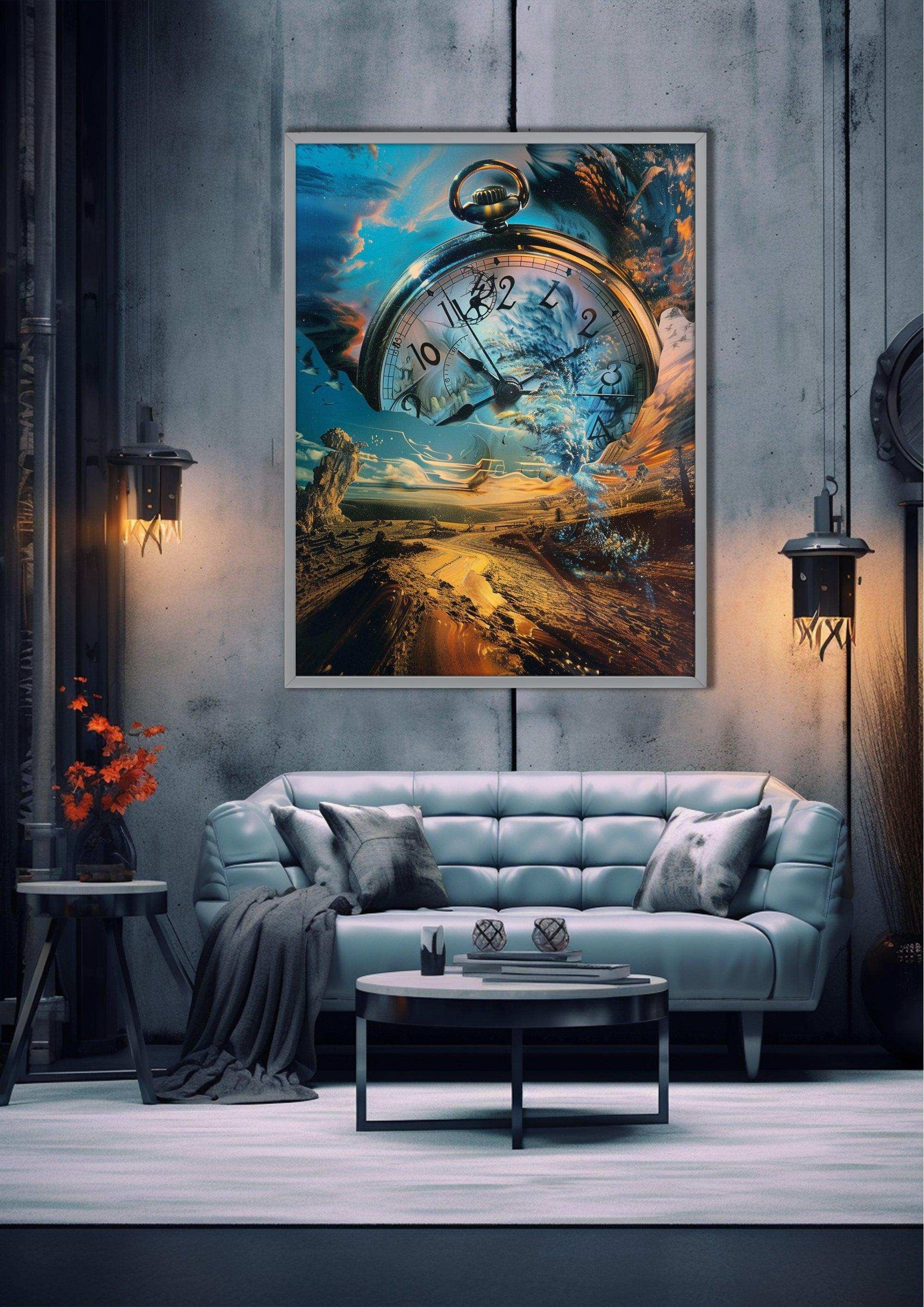 Surrealism,High-Quality Giclée Framed,Poster,Wall Art SPF 17 - ParfaiteArt