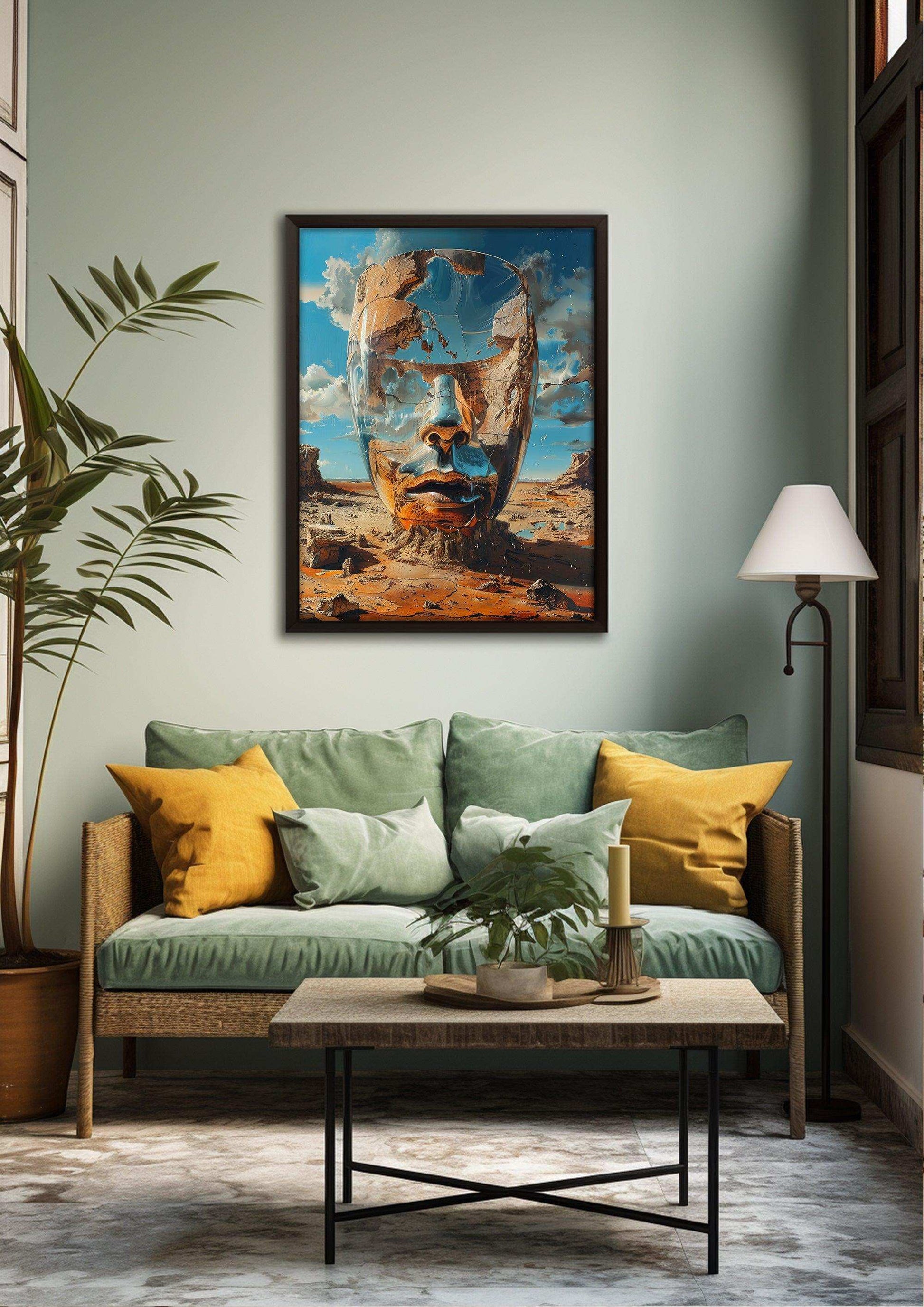 Surrealism,High-Quality Giclée Framed,Poster,Wall Art SPF 15 - ParfaiteArt