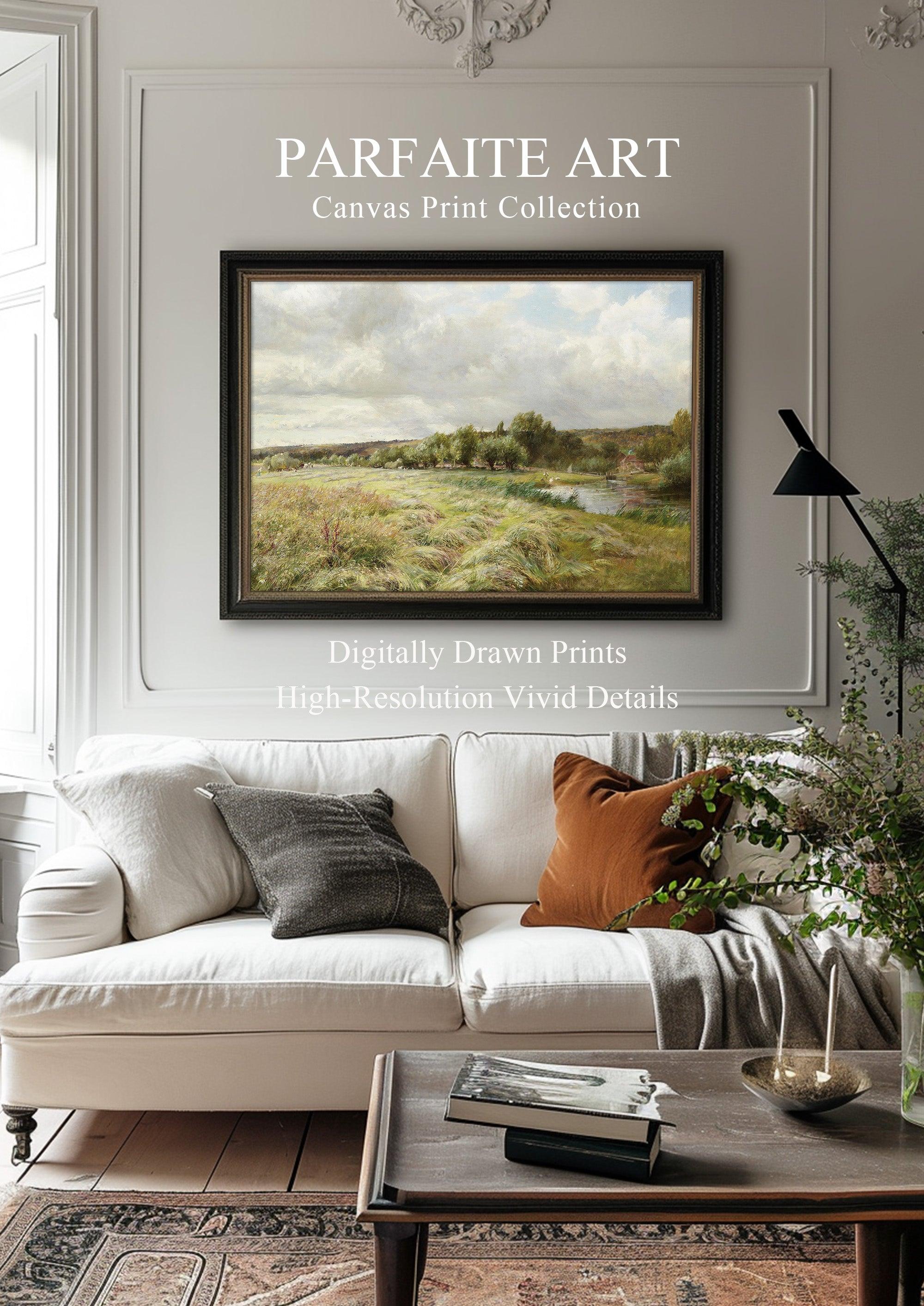 Vintage-Inspired Framed Giclée Landscape Prints #48