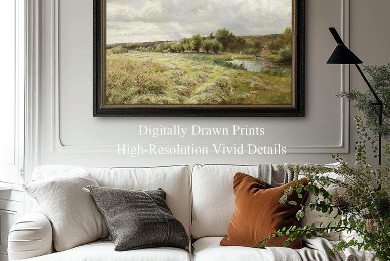 Vintage-Inspired Framed Giclée Landscape Prints #48