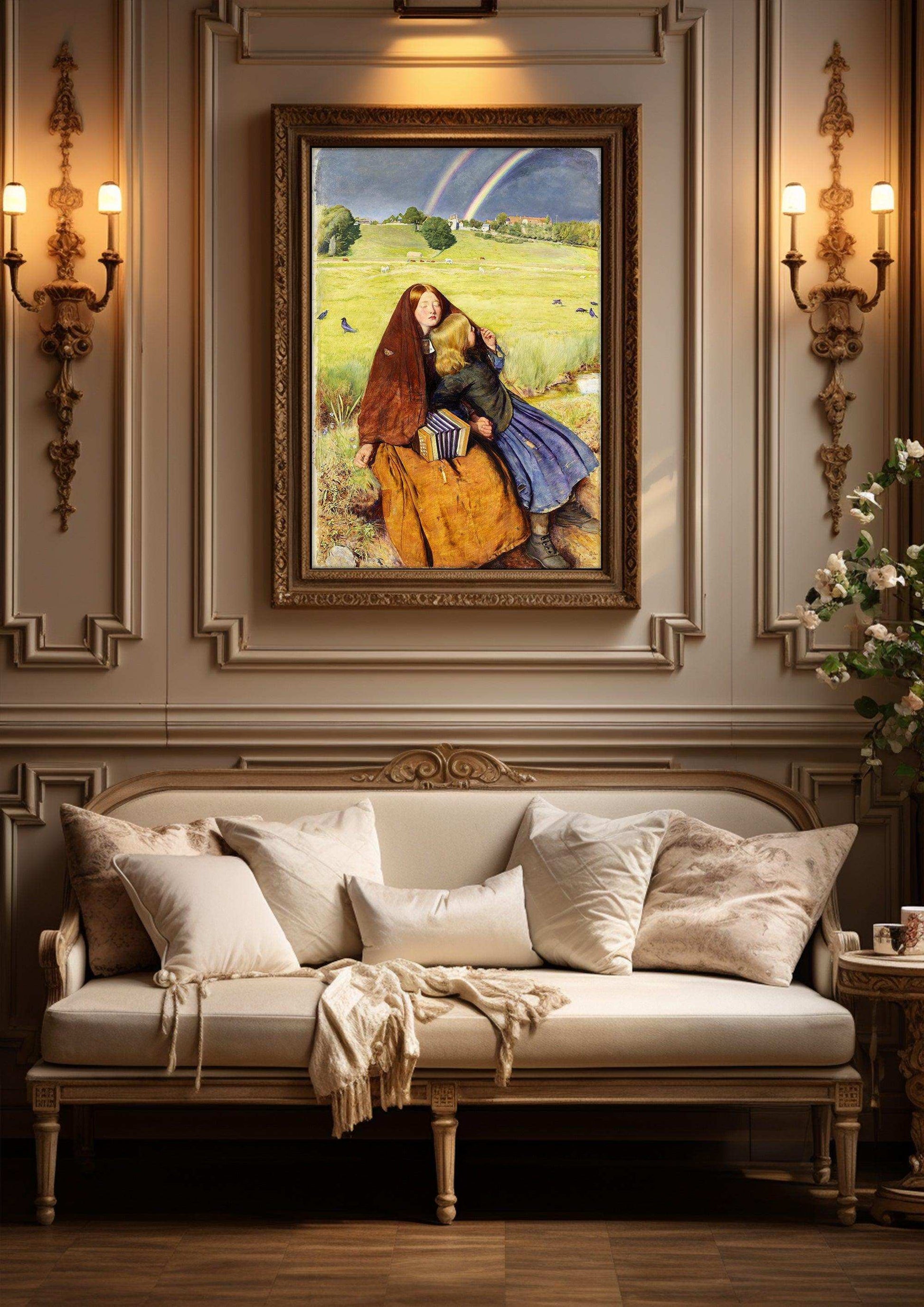 Romanticism,Wall Art,Canvas Print,Framed RC 16 - ParfaiteArt