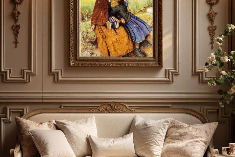 Romanticism,Wall Art,Canvas Print,Framed RC 16 - ParfaiteArt