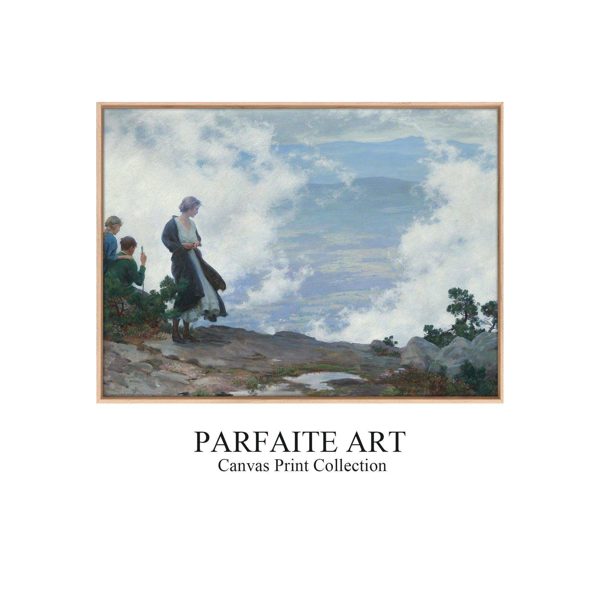 Romanticism,Wall Art,Canvas Print,Framed RC 2 - ParfaiteArt