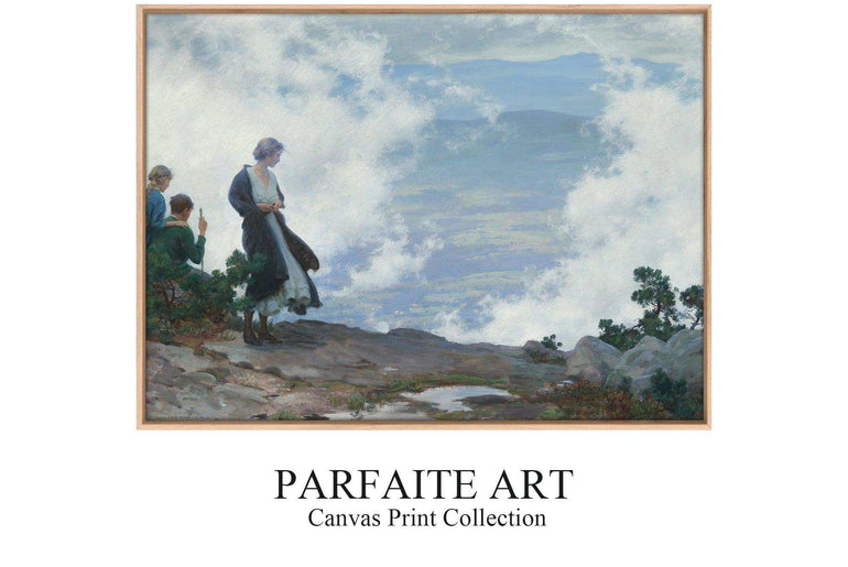 Romanticism,Wall Art,Canvas Print,Framed RC 2 - ParfaiteArt