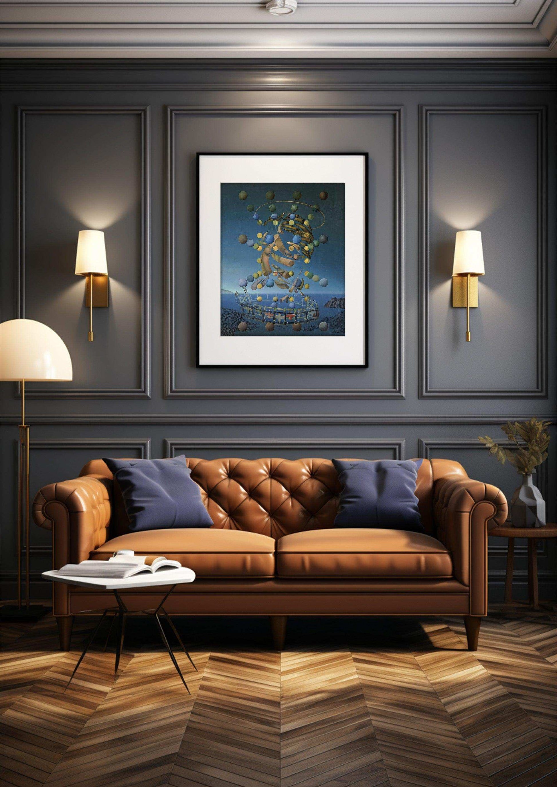 Surrealism,High-Quality Giclée Framed,Poster,Wall Art SPF 11 - ParfaiteArt