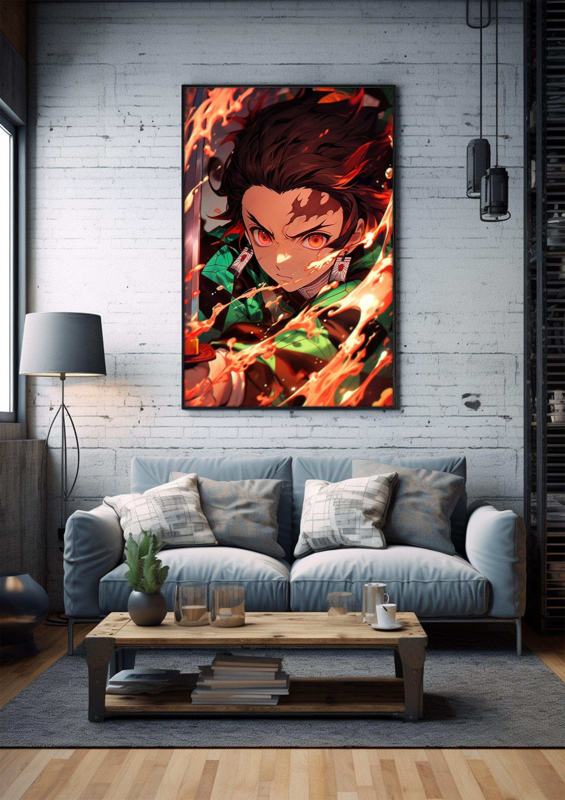 Anime Poster | Character Concept Wall Art Decor |Wall art print |Demon Slayer|Wallpapers，Cell phone screen wallpaper， game room, industrial decor，Art Deco Wall Gifts|PRINTABLE Art |Digital Download