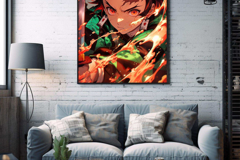 Anime Poster | Character Concept Wall Art Decor |Wall art print |Demon Slayer|Wallpapers，Cell phone screen wallpaper， game room, industrial decor，Art Deco Wall Gifts|PRINTABLE Art |Digital Download