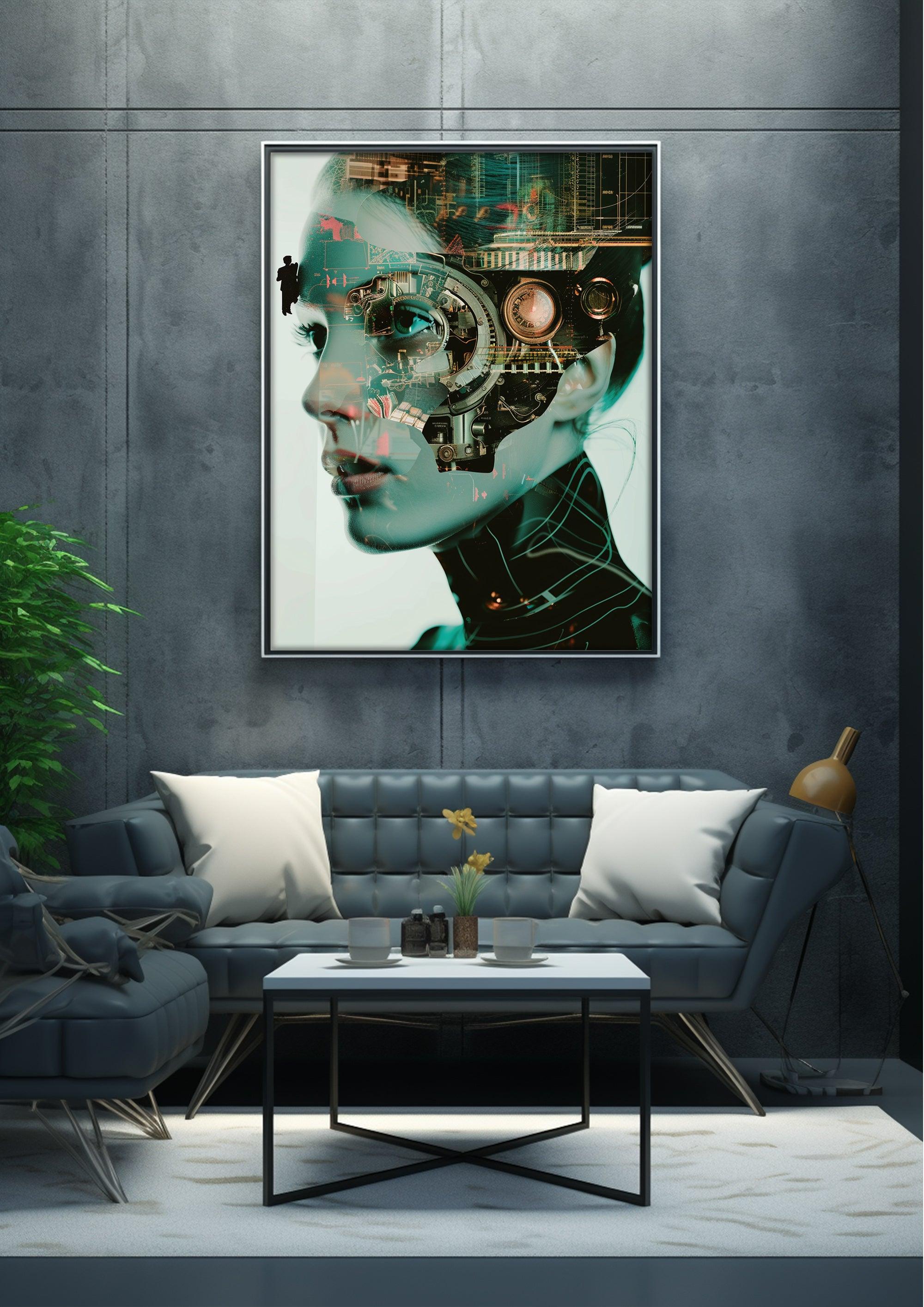Surrealism,High-Quality Giclée Framed,Poster,Wall Art SPF 16 - ParfaiteArt
