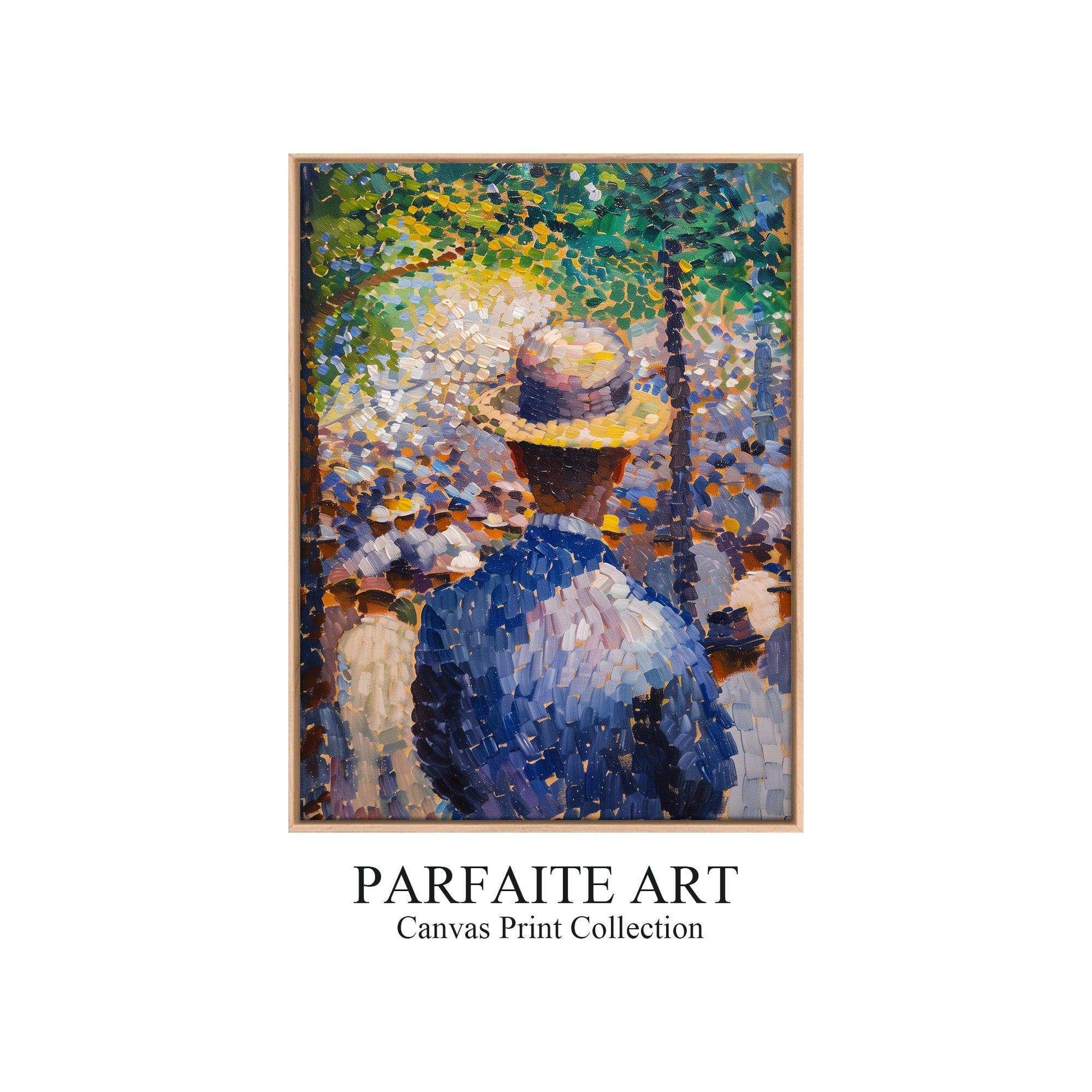 Pointillism Wall Art,Canvas Print PC 4 - ParfaiteArt