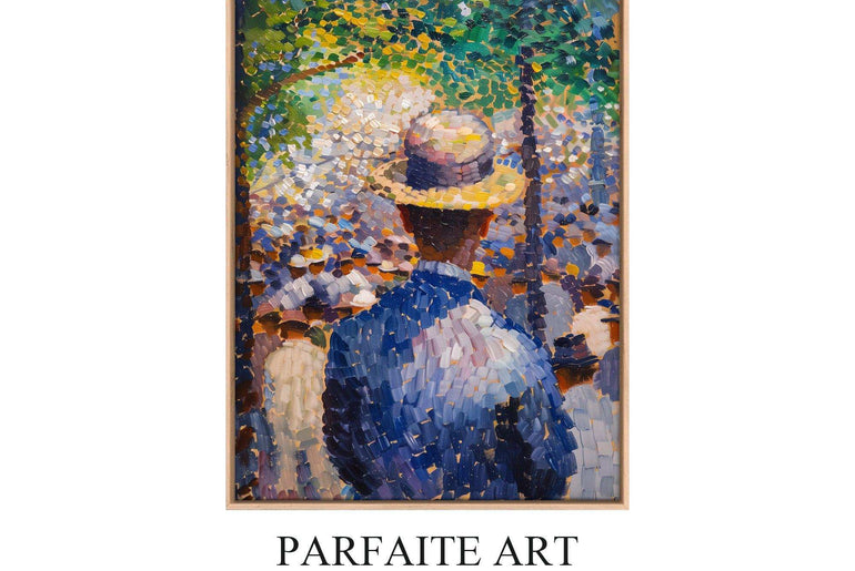 Pointillism Wall Art,Canvas Print PC 4 - ParfaiteArt