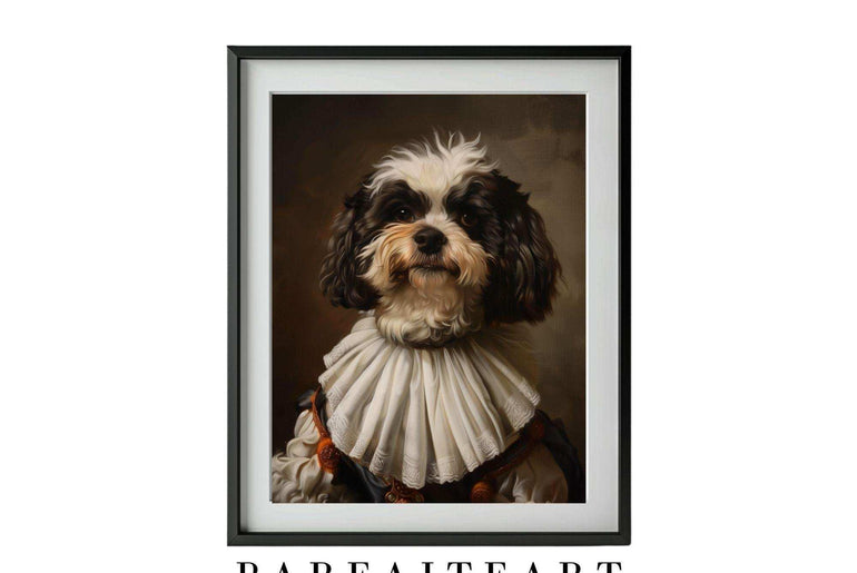 Vintage Pet Portrait,Wall Art Prints,Digital Download Files P25