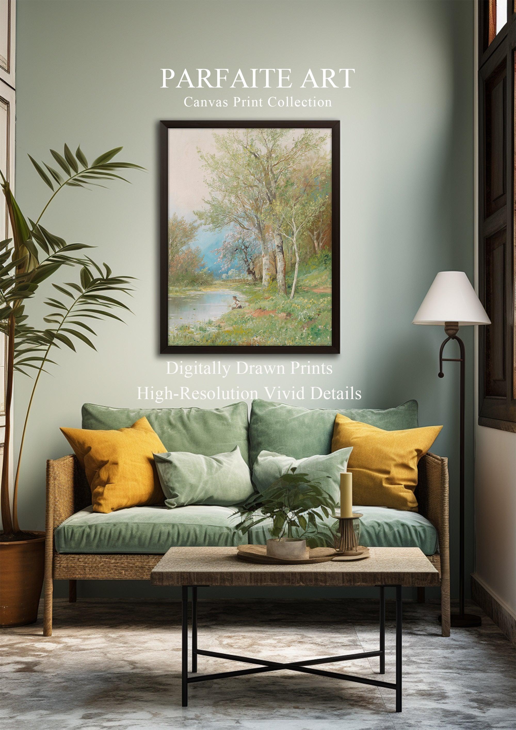 World Famous Landscape Canvas Prints - A Panorama of Elegance for Your Home，Wood Framed Canvas Prints