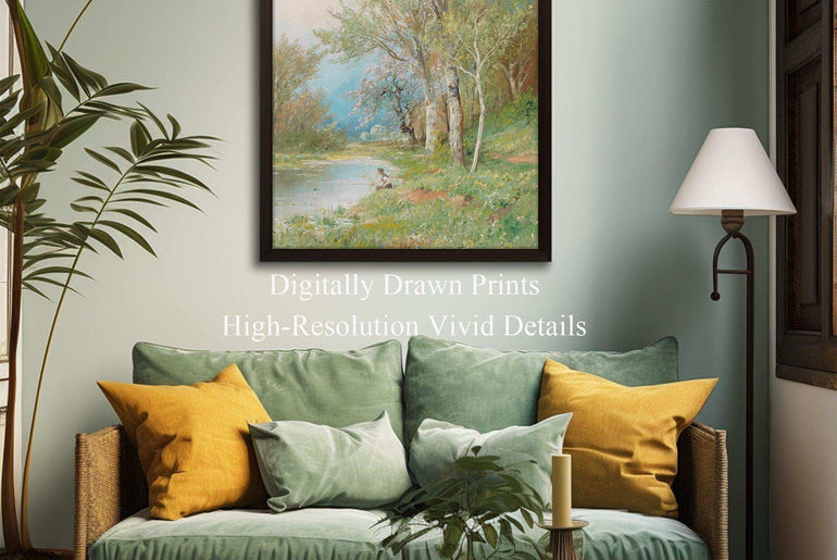 World Famous Landscape Canvas Prints - A Panorama of Elegance for Your Home，Wood Framed Canvas Prints