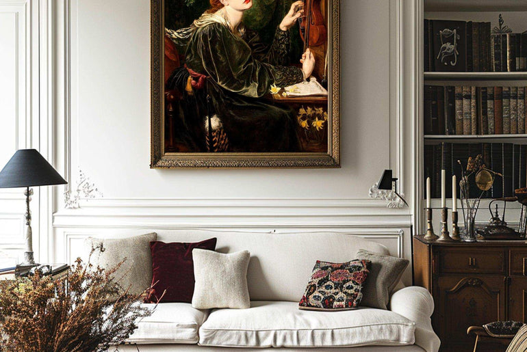 Romanticism,Wall Art,Canvas Print,Framed RC 12 - ParfaiteArt