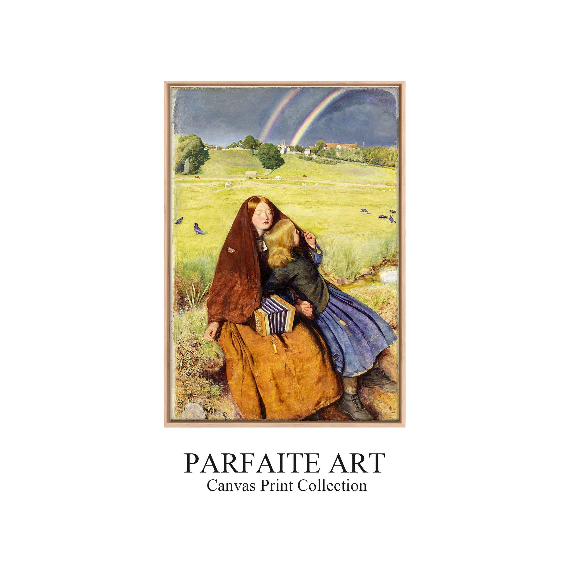 Romanticism,Wall Art,Canvas Print,Framed RC 16 - ParfaiteArt
