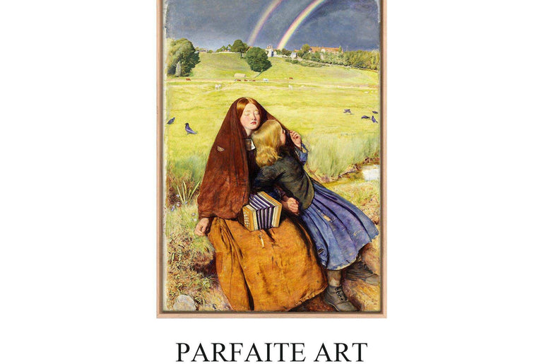 Romanticism,Wall Art,Canvas Print,Framed RC 16 - ParfaiteArt