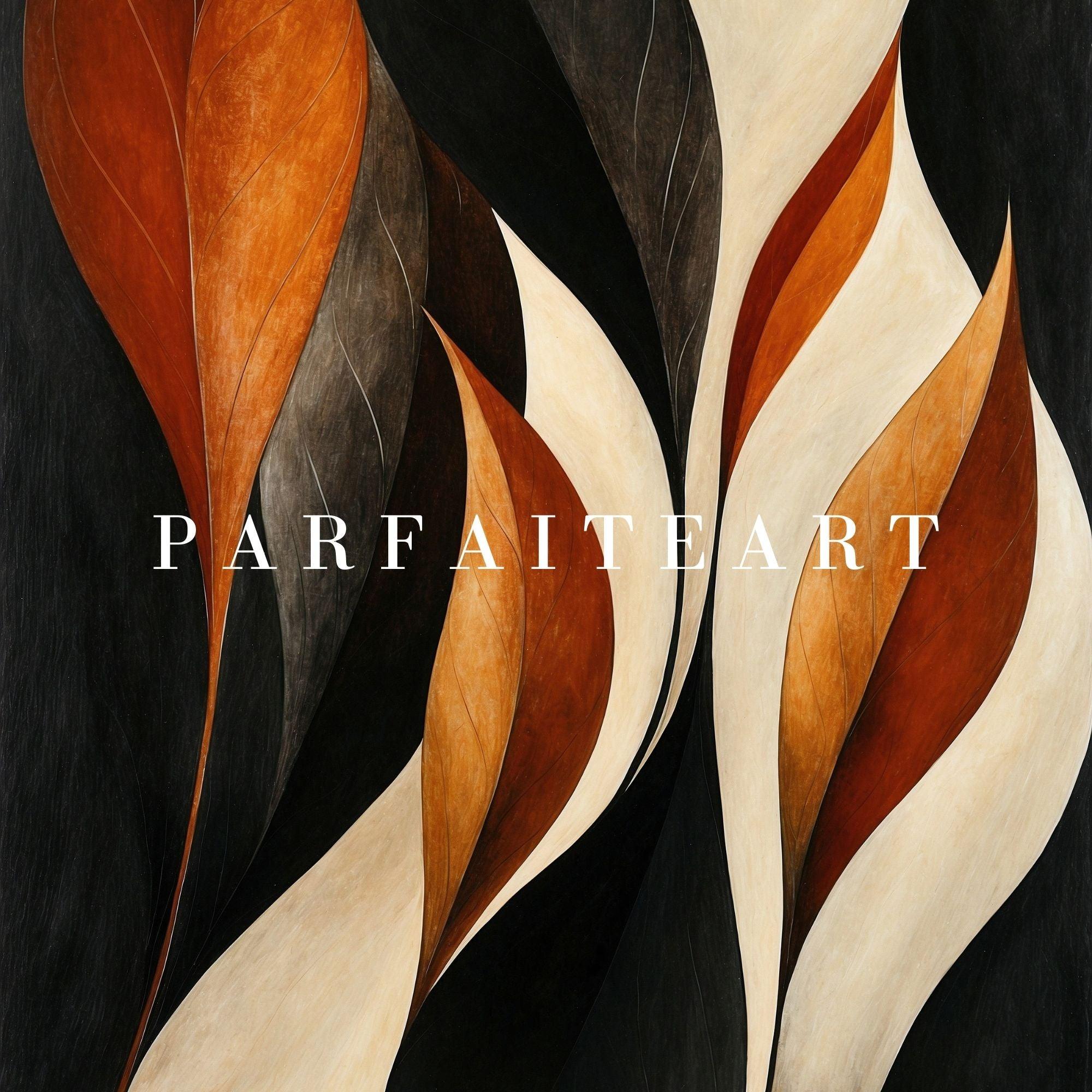 Abstract Wall Art,Botany,Premium Matte Paper Wooden Framed Poster AF 7 - ParfaiteArt