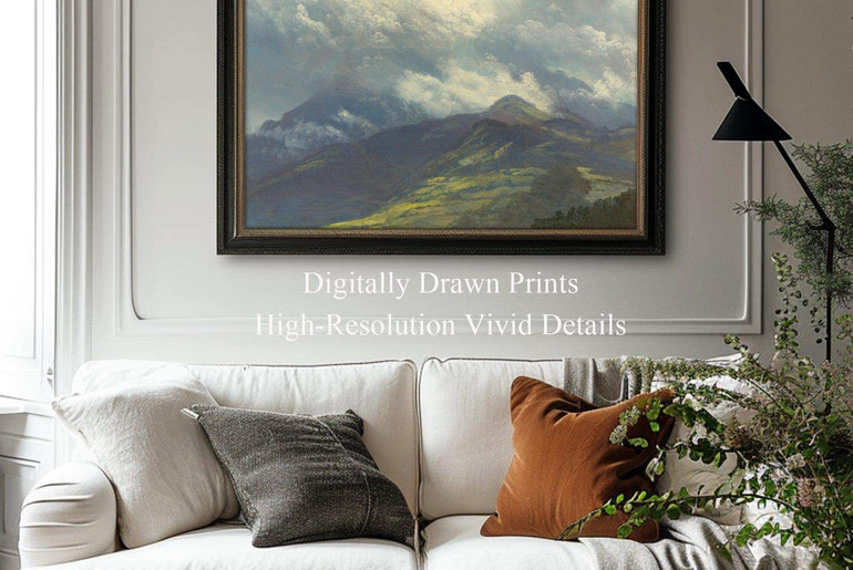 Landscape Canvas Painting Prints,Wall Art,Giclée Printing Technique