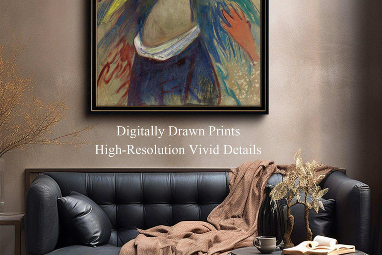 Elegant Vintage Wall Art Prints: Giclée Technique, World Famous Paintings, Art Deco Prints & Expressionism Oil Painting - Printable Canvas Portrait of a Lady #86