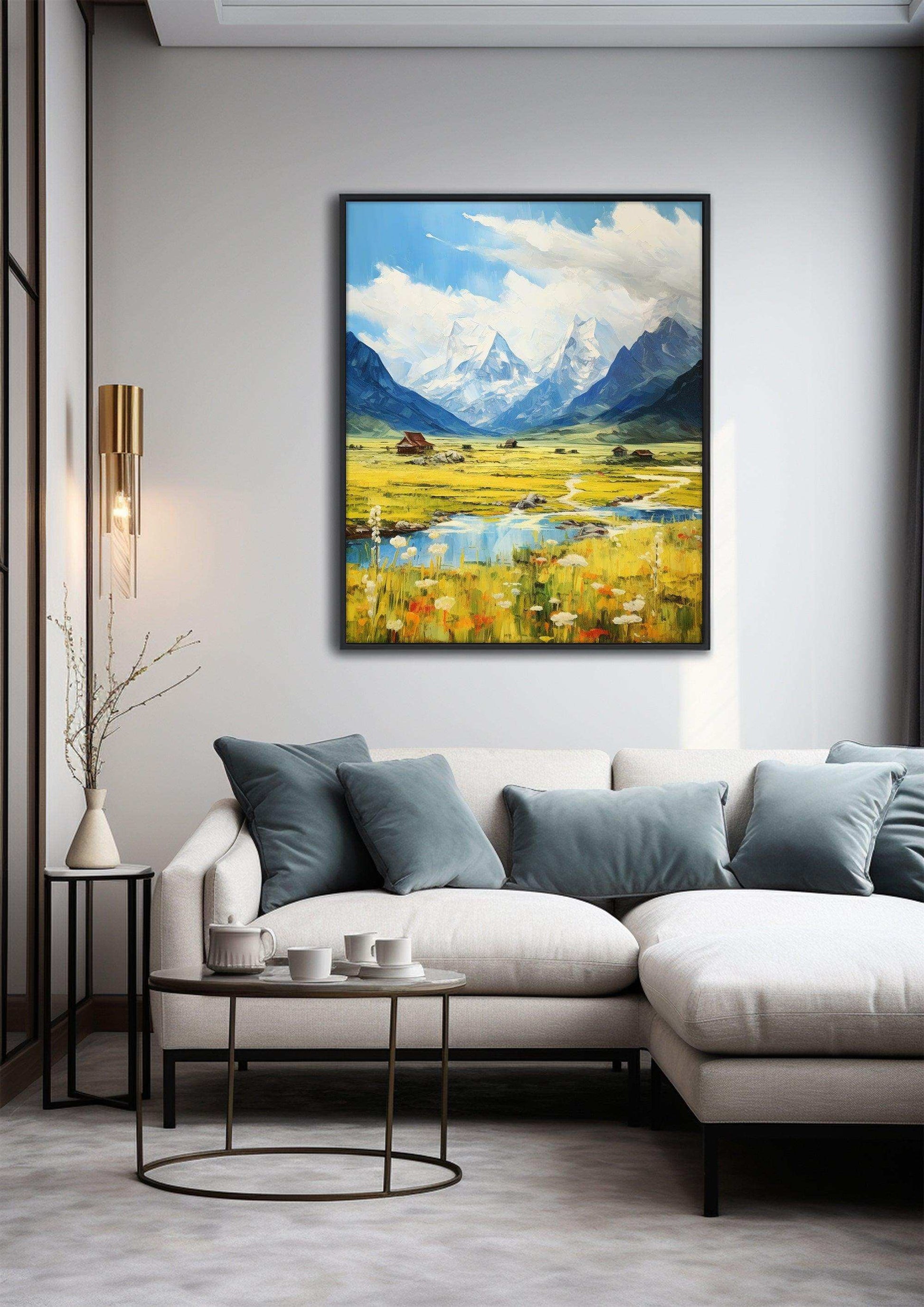 Landscape,Decorative painting,PRINTABLE Art,Digital Download