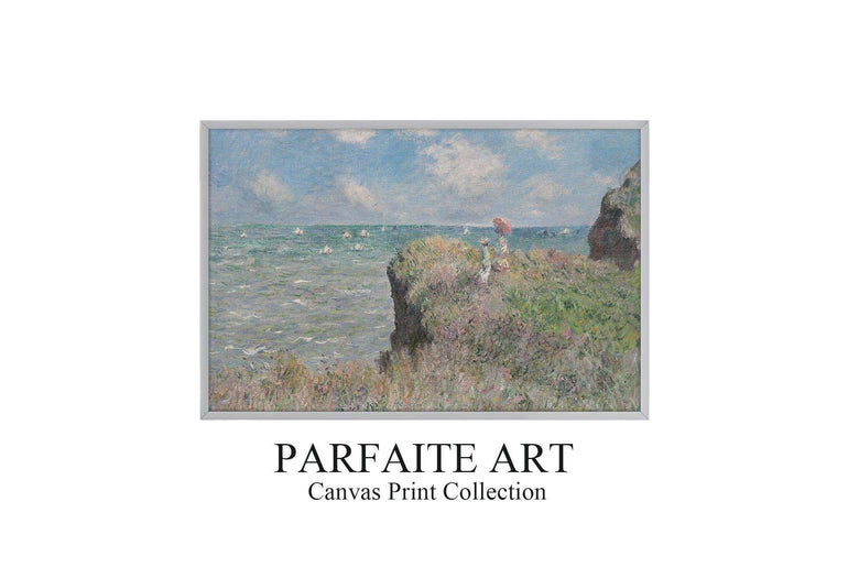 Vintage Wall Art Prints，World Famous Paintings，Art deco prints，Impressionism oil painting ，Printable Canvas，seascape,Giclée Printing Technique #60 Gray