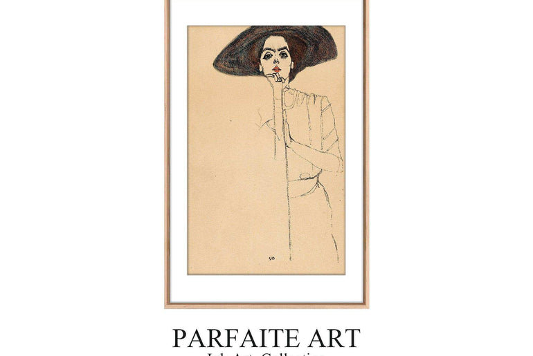 Unrivaled Sketch Prints on Framed Fine Art Paper - Vintage-Inspired, High-Quality Giclée Art #P9 oak Frame