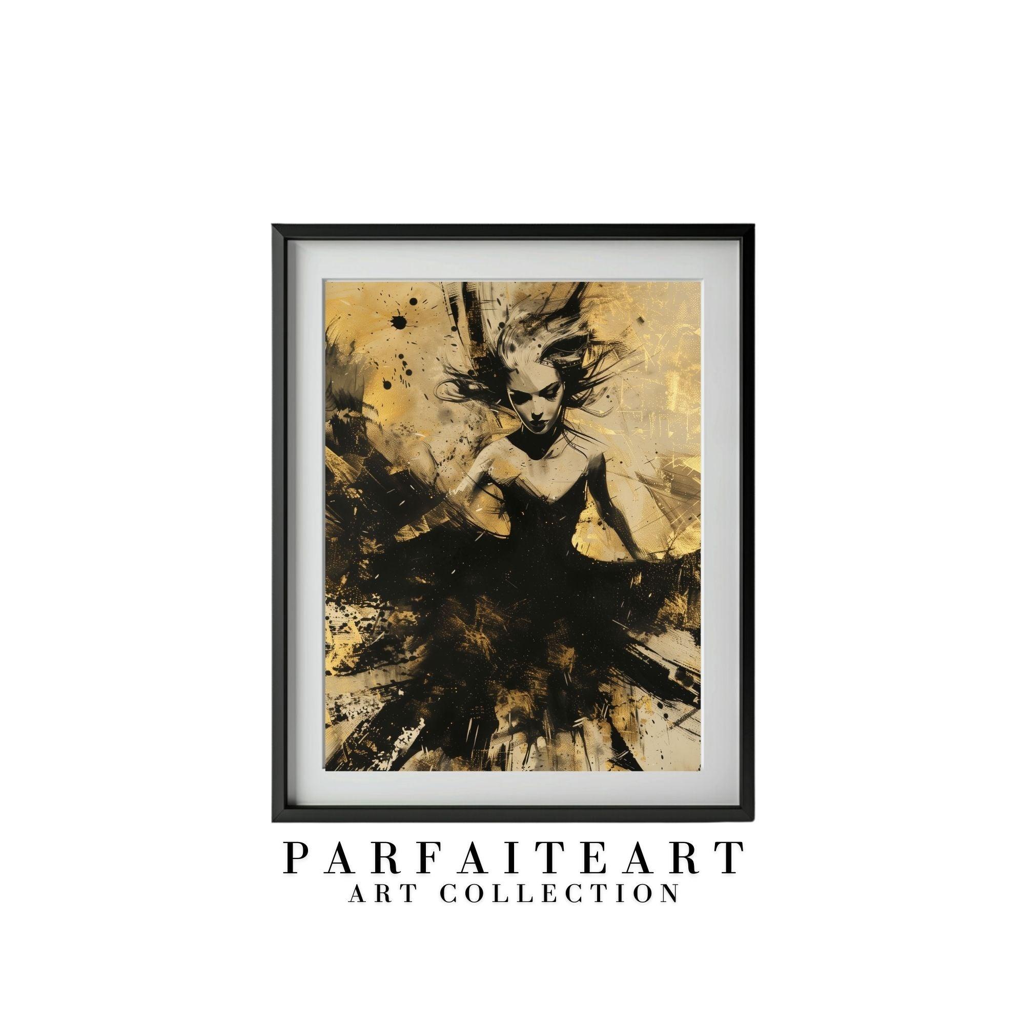 Abstract Ink Art,Fashion Art,Wall Art Prints,Digital Download Files P35