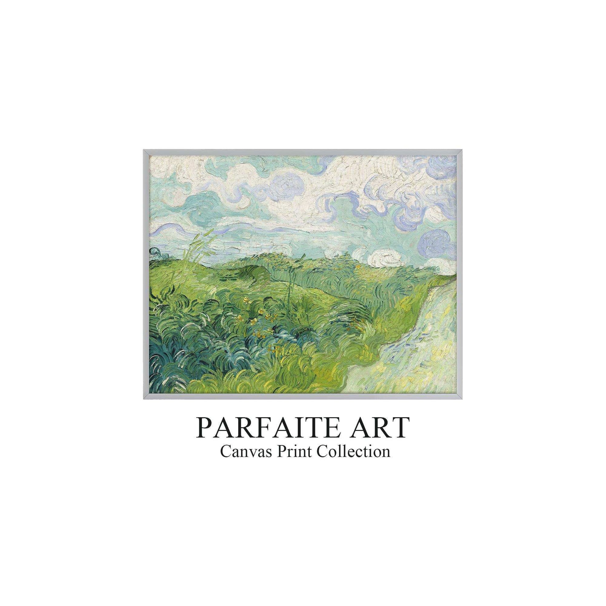 Van Gogh's Artwork: Giclée Prints Landscape - Impressionism oil painting and Art Deco Canvases #68 Gray