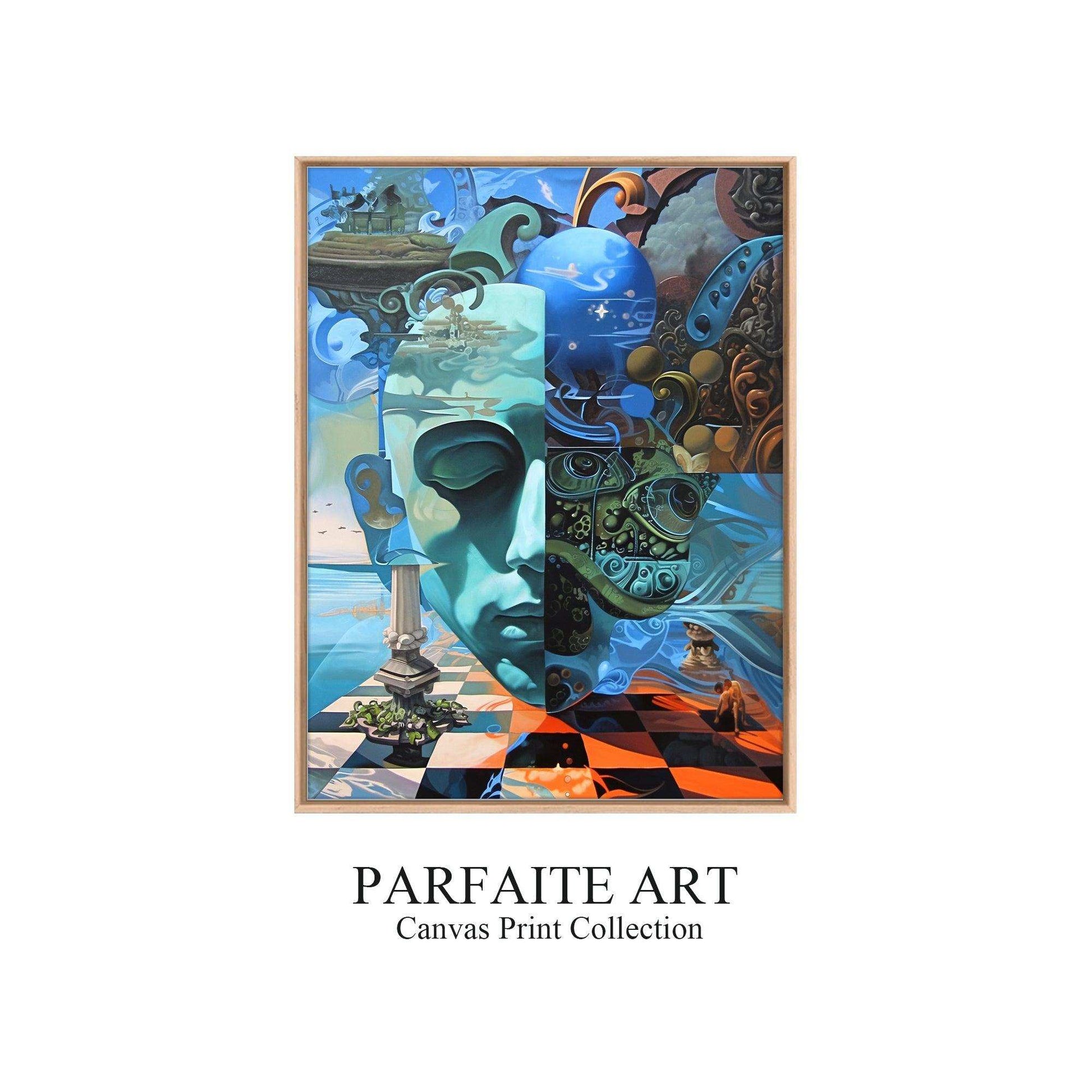 Surrealism,High-Quality Giclée Framed,Poster,Wall Art SPF 20 - ParfaiteArt