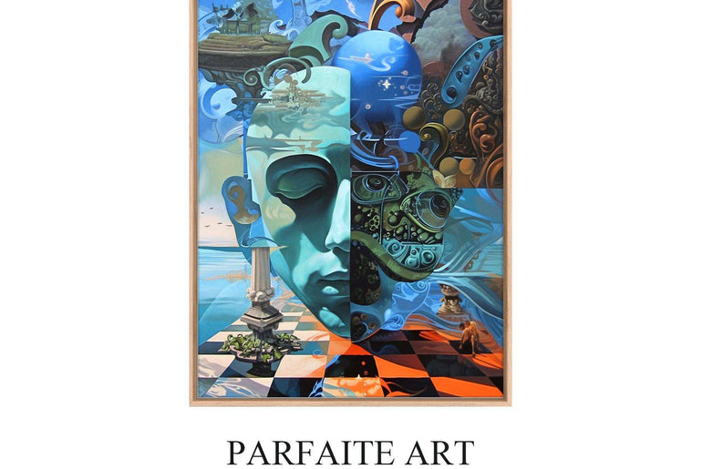 Surrealism,High-Quality Giclée Framed,Poster,Wall Art SPF 20 - ParfaiteArt