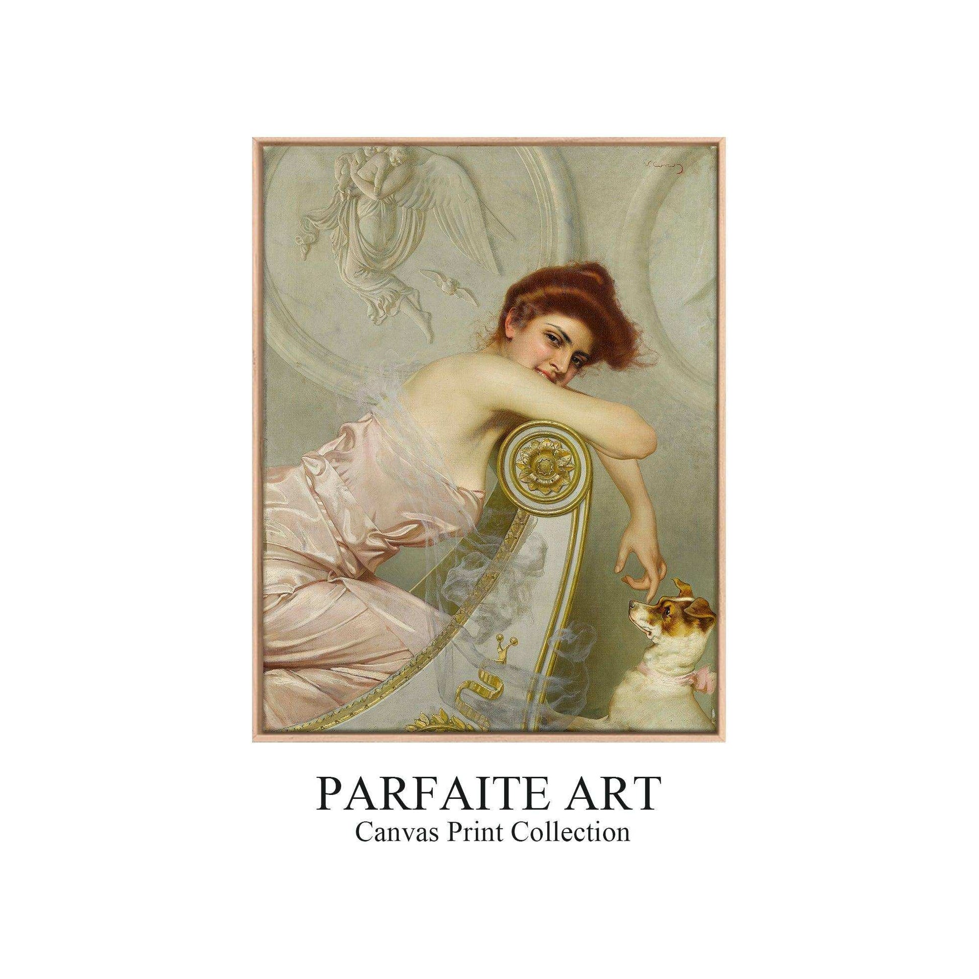 Romanticism,Wall Art,Canvas Print,Framed RC 14 - ParfaiteArt