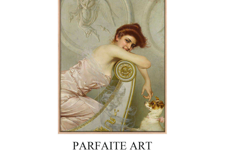 Romanticism,Wall Art,Canvas Print,Framed RC 14 - ParfaiteArt