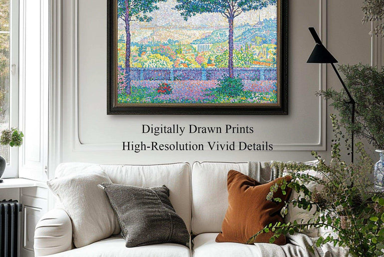 Pointillism Wall Art,Canvas Print PC 15 - ParfaiteArt