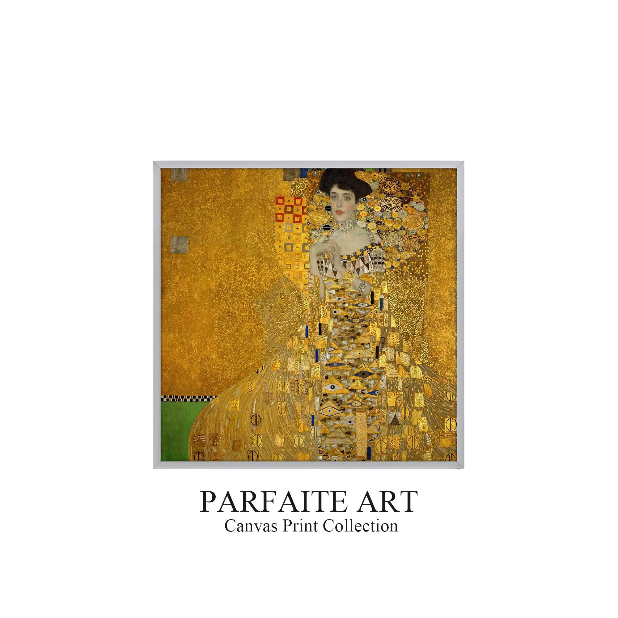 Portrait Art Nouveau, Klimt, Print Giclée Techniques  #95