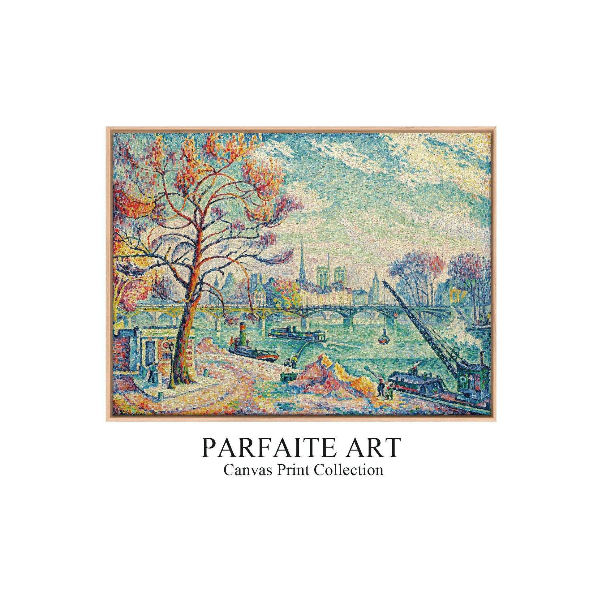 Pointillism Wall Art,Canvas Print PC 13 - ParfaiteArt