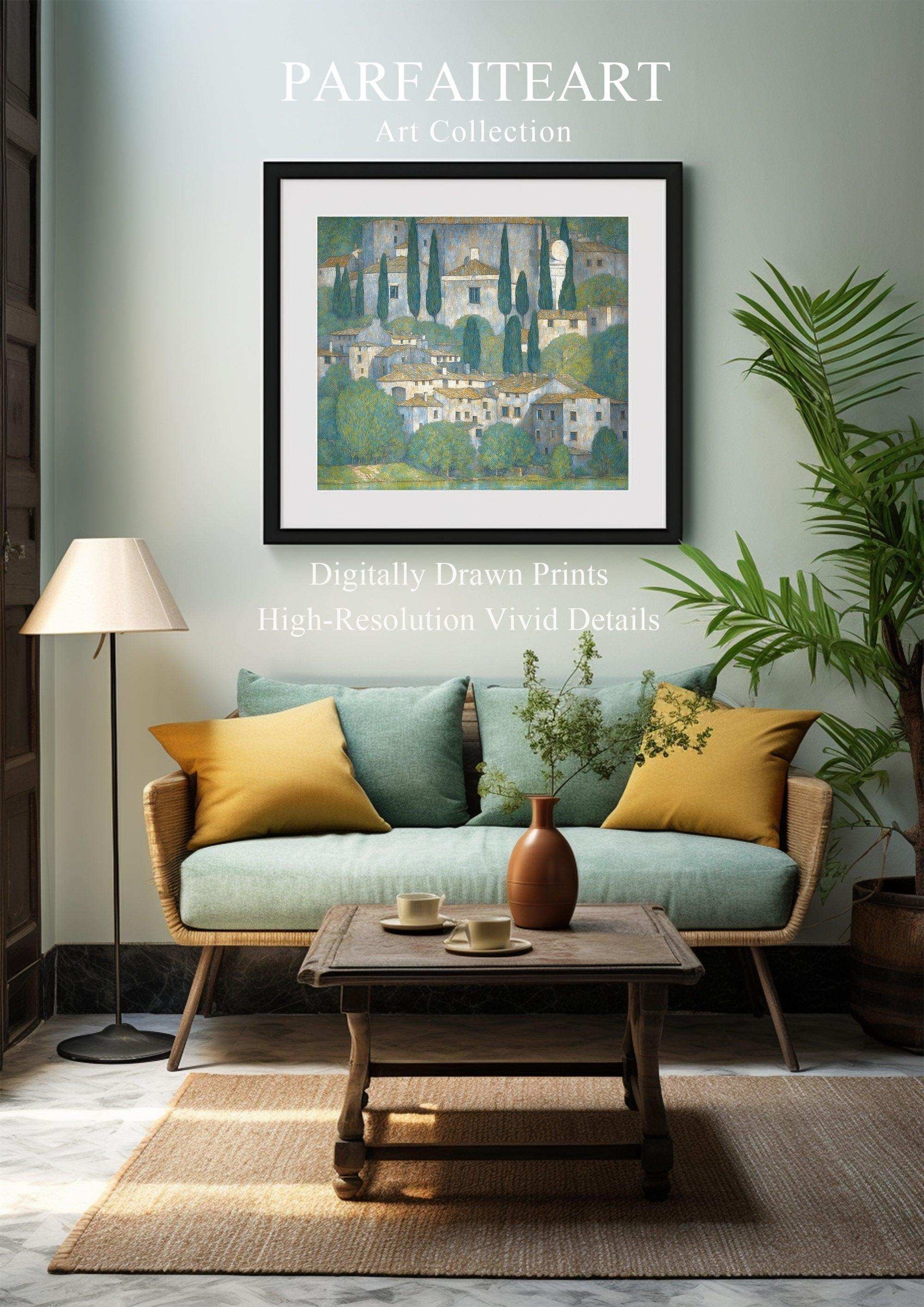 Art Nouveau & Landscapes on Printable Canvas #91