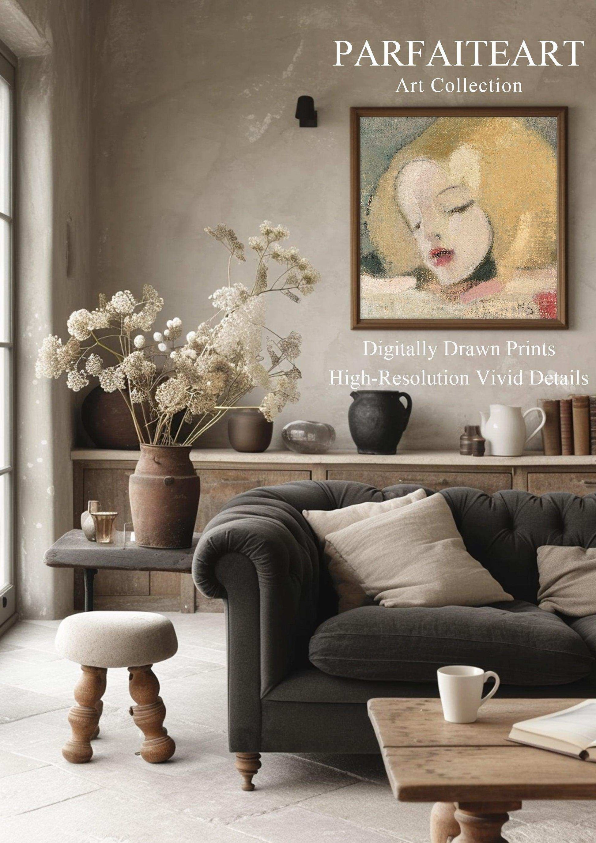 Classic Vintage Wall Art Prints: Giclée Quality, World-Renowned Paintings & Art Deco Prints, Expressionism Oil Painting - Available on Printable Canvas #88