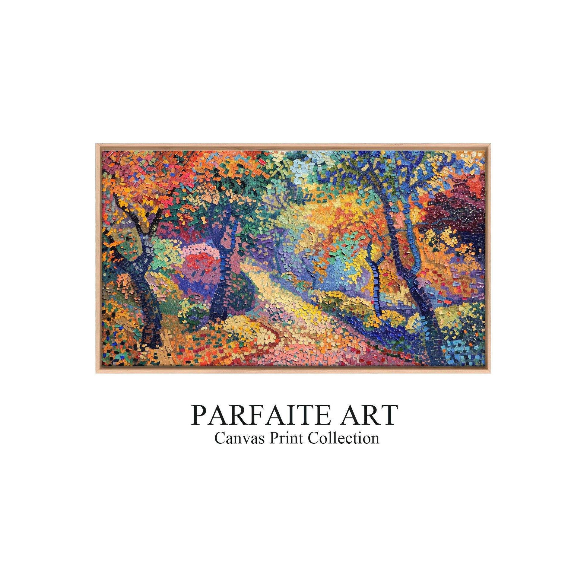 Pointillism Wall Art,Canvas Print PC 6 - ParfaiteArt