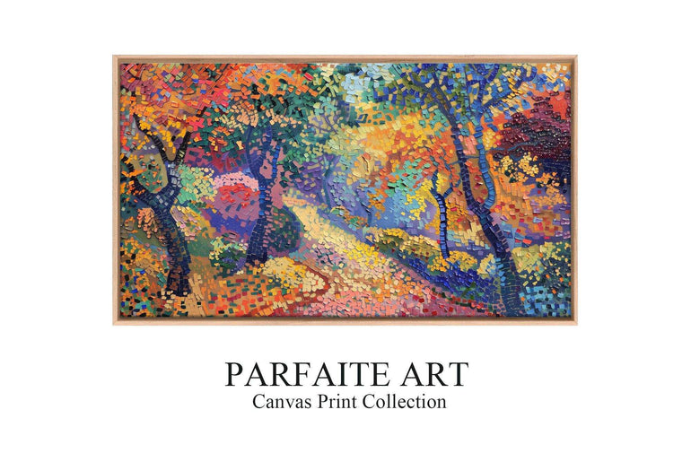 Pointillism Wall Art,Canvas Print PC 6 - ParfaiteArt