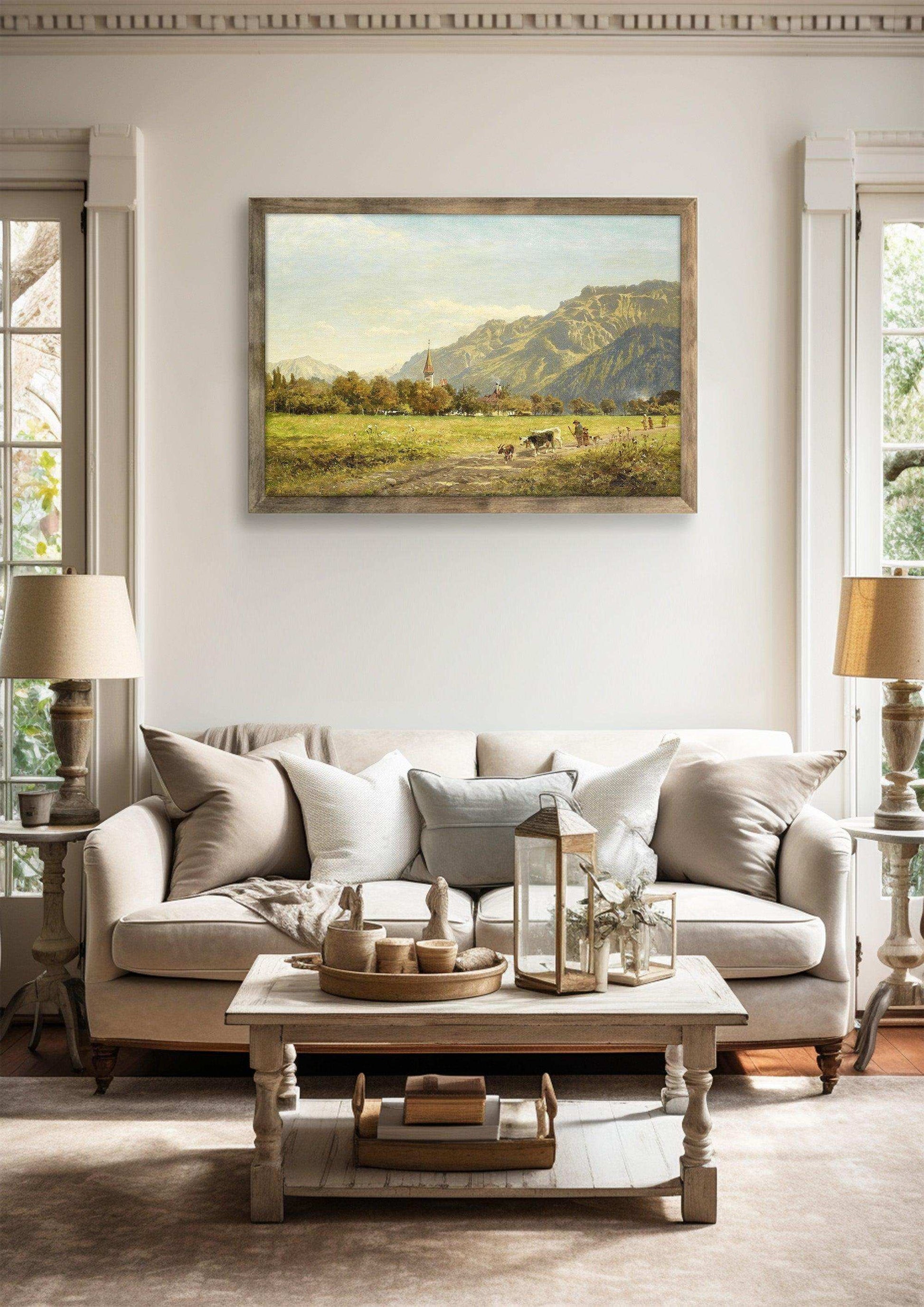 Classical Framed Giclée Prints of Landscapes,Wall Art #50