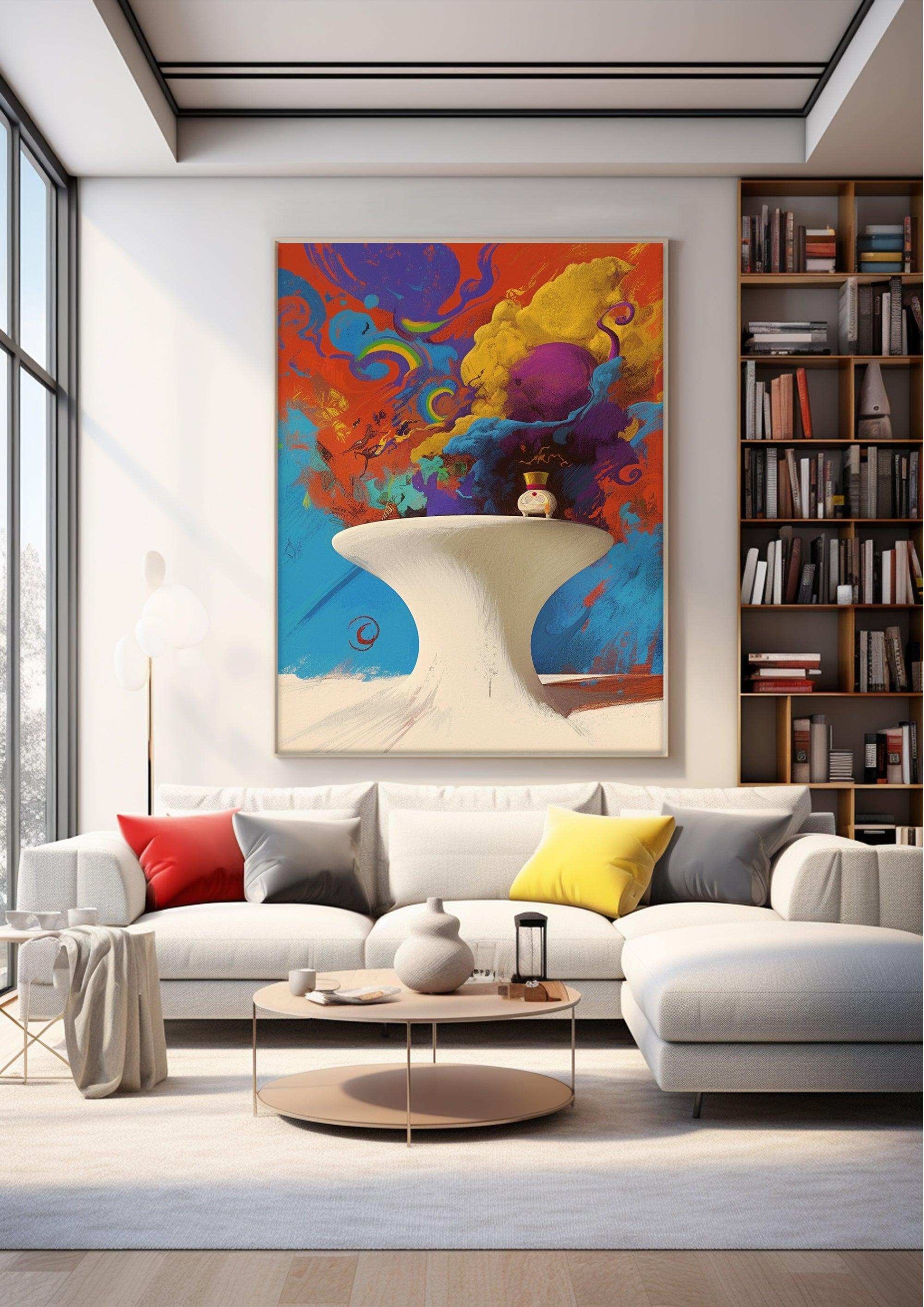 Surrealism,High-Quality Giclée Framed,Poster,Wall Art SPF 21 - ParfaiteArt