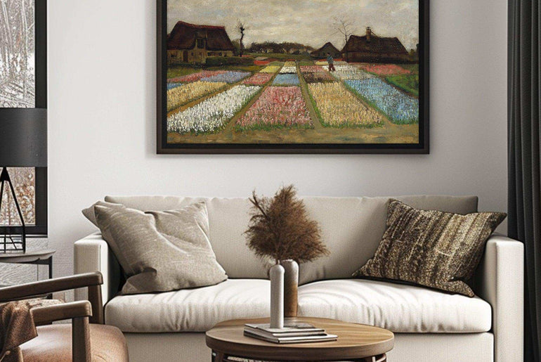 Van Gogh Inspired Giclée Vintage Wall Art ， Impressionist Farmhouse Fields & Art Deco Canvas Prints #66