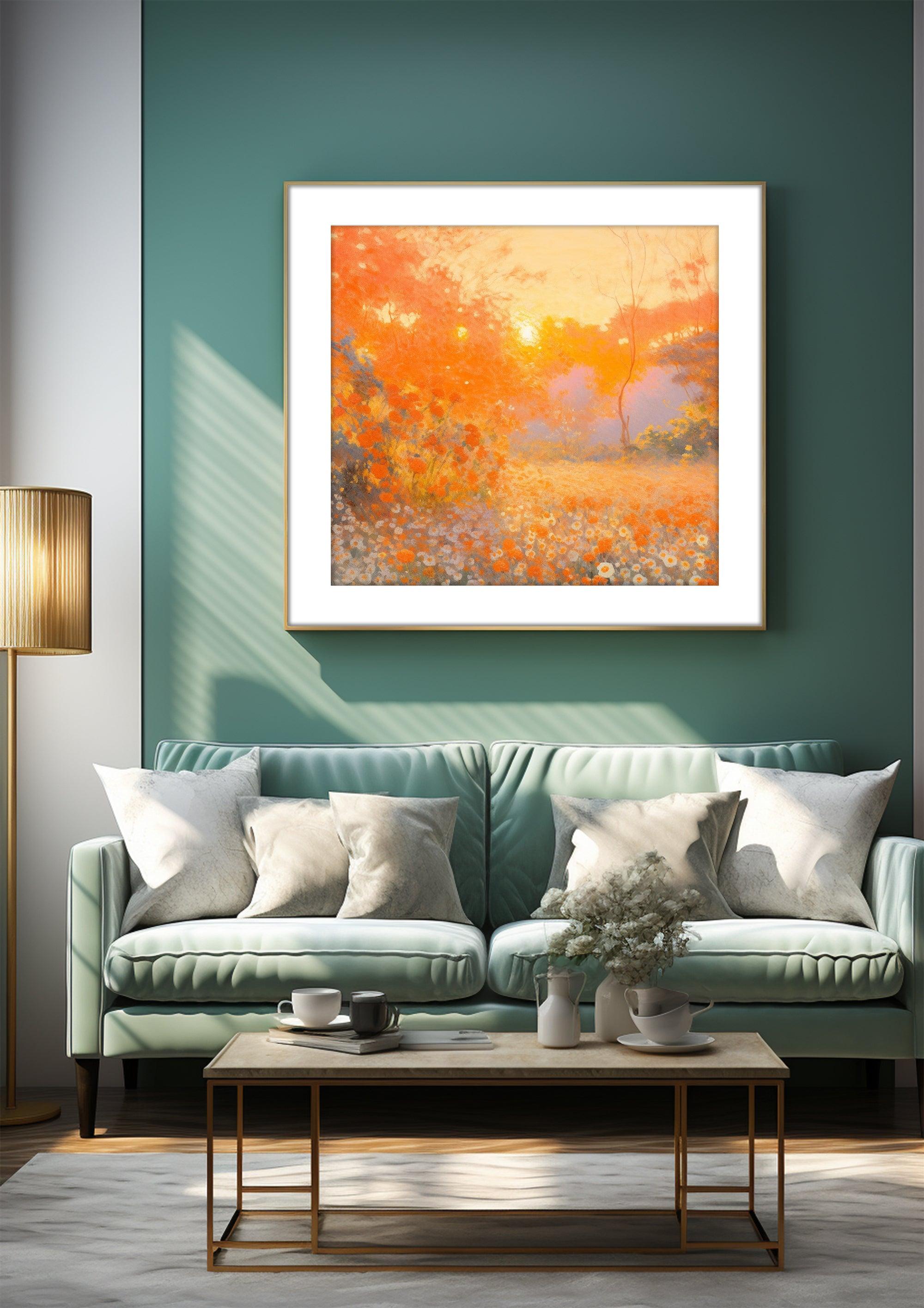 Impressionism Landscape| Vintage Wall Art Decor|Decorative Painting| Wall Art Canvas Print |Living Room, Dining Room|PRINTABLE Art |Digital Download
