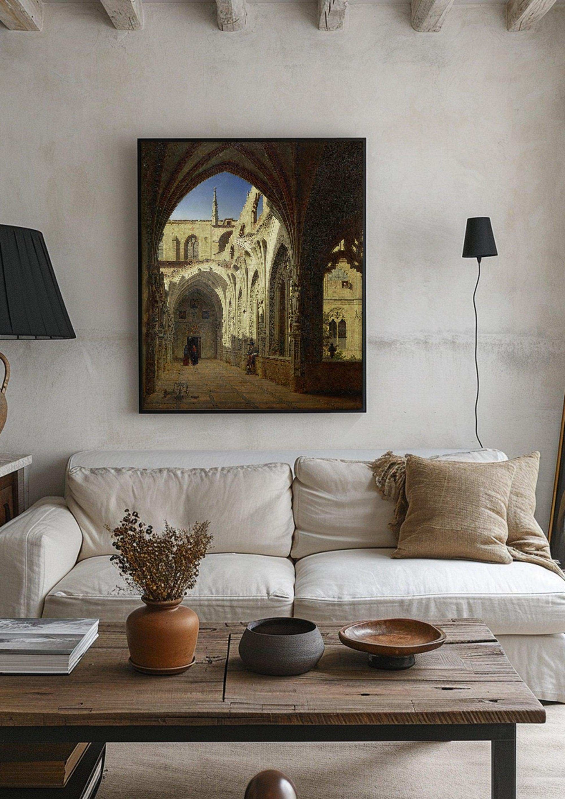 Famous Landscape Paintings,Vintage Canvas Painting Prints,World Famous Paintings Series，Framed canvas prints，Hotel Aisle Living Room Home Decor Art,Giclée Printing Technique