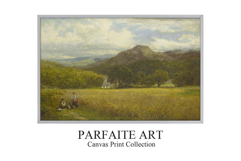 Landscape Canvas Painting Prints,Giclée Printing Technique#51 Gray