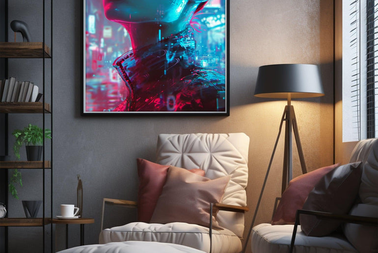 a living room filled with furniture and a flat screen tv 