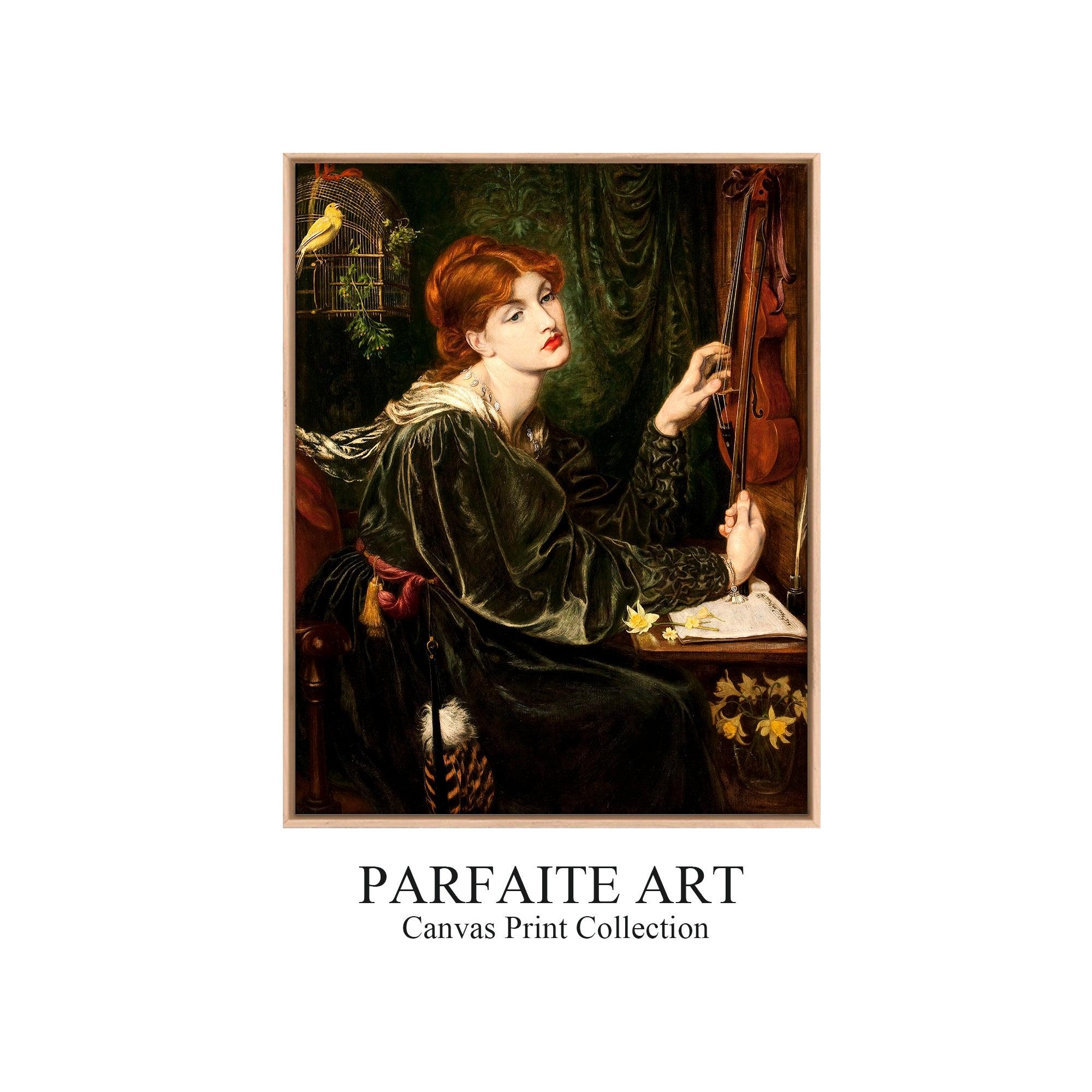 Romanticism,Wall Art,Canvas Print,Framed RC 12 - ParfaiteArt