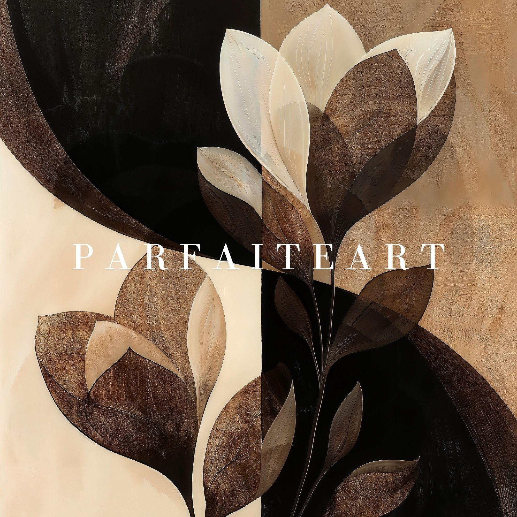 Abstract Wall Art,Botany,Premium Matte Paper Wooden Framed Poster AF 6 - ParfaiteArt